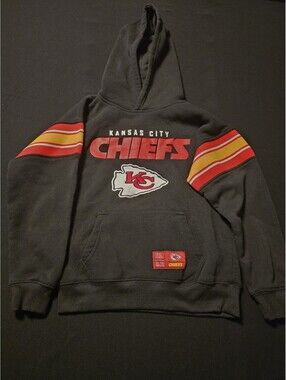 NFL Ultra Game Youth Kansas City Chiefs Embroidered Logo Hoodie Size 8